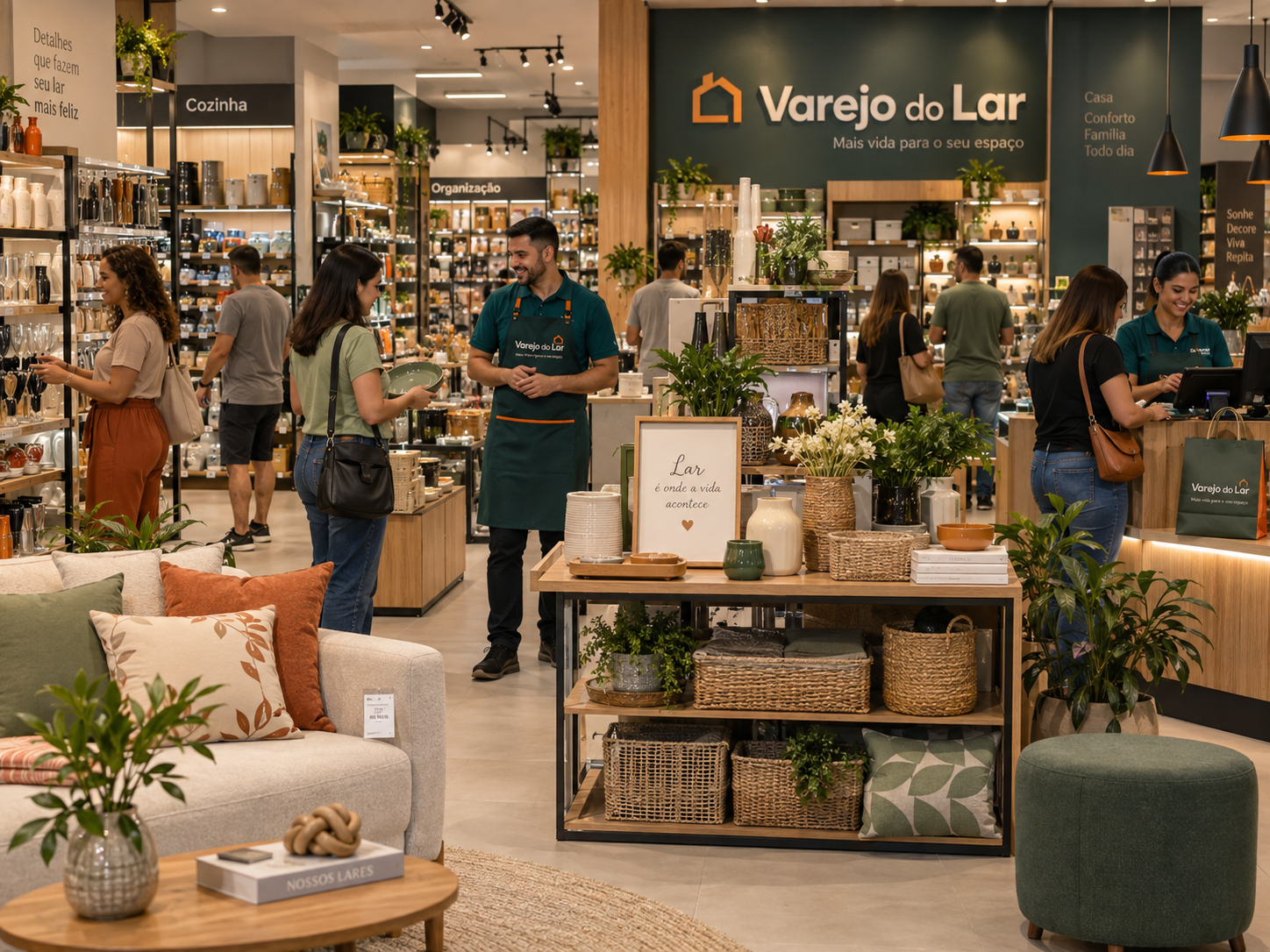 Fachada Varejo do Lar